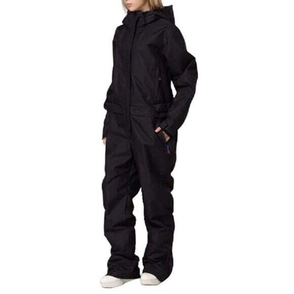 SNBOCON by Bluemagic women’s Snow Jumpsuit Onepiece Snowsuit black color NWT siz - Picture 1 of 9